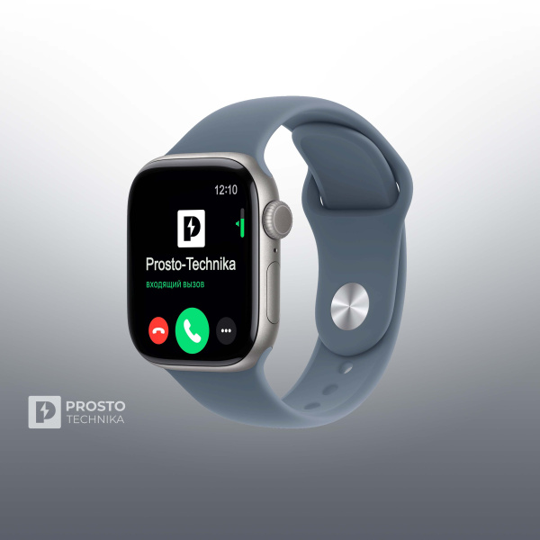 Apple Watch S11 46mm Space Gray Sport Band Anchor Blue M/L